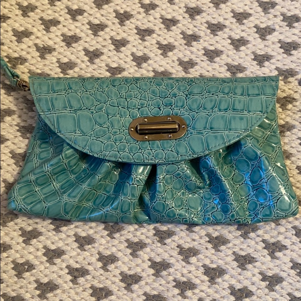 Crocodile Blue Wallet